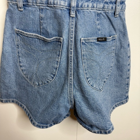 Rolla’s Sailor Denim Romper in Mid Blue - Small NWT - Picture 8 of 11